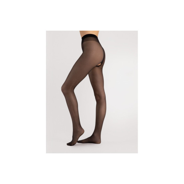 Ouvert Collants 20 DEN - Noir